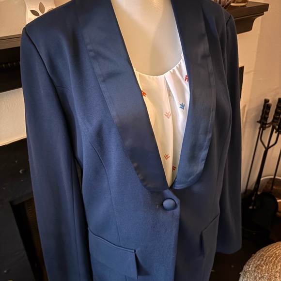 Jason Wu Navy Blazer - Picture 4 of 12
